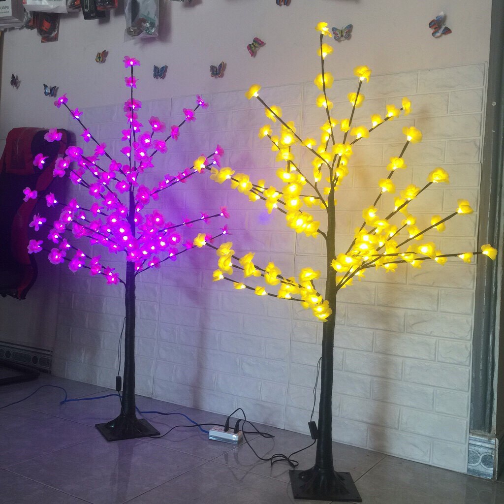 ⚡Giao HỏaTốc 2h TPHCM⚡CÂY HOA MAI, HOA ĐÀO ĐÈN LED 1M2 CAO CẤP [SẢN PHẨM MỚI TẾT 2022]