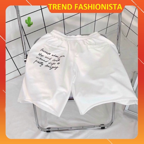 Quần nữ lửng in chữ from rộng mặc nhà chất da cá dày mịn hàng chuẩn shop