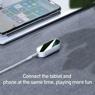 Bộ Bluetooth Receiver Baseus BA02 Wireless Adapter (Audio Bluetooth V5.0 Receiver to Jack 3.5mm, for Earphone / Speaker)
