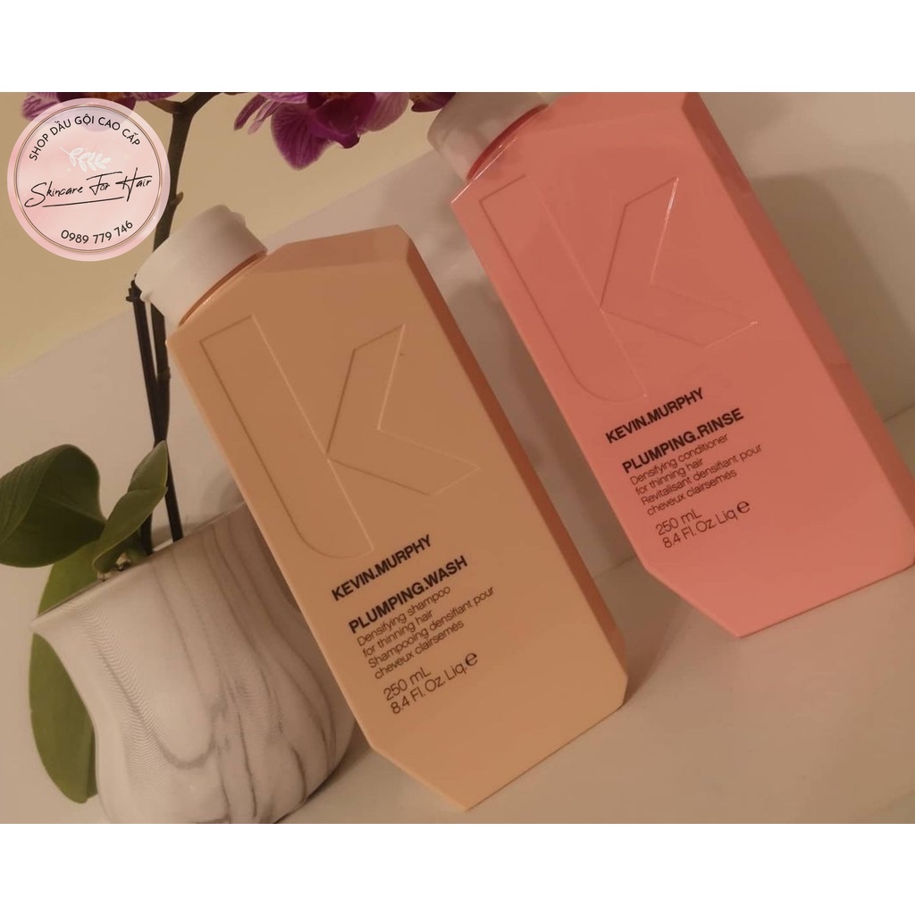 Dầu gội xả Kevin Murphy Plumping dung tích 250ml dành cho tóc dầu, mỏng, thưa, rụng