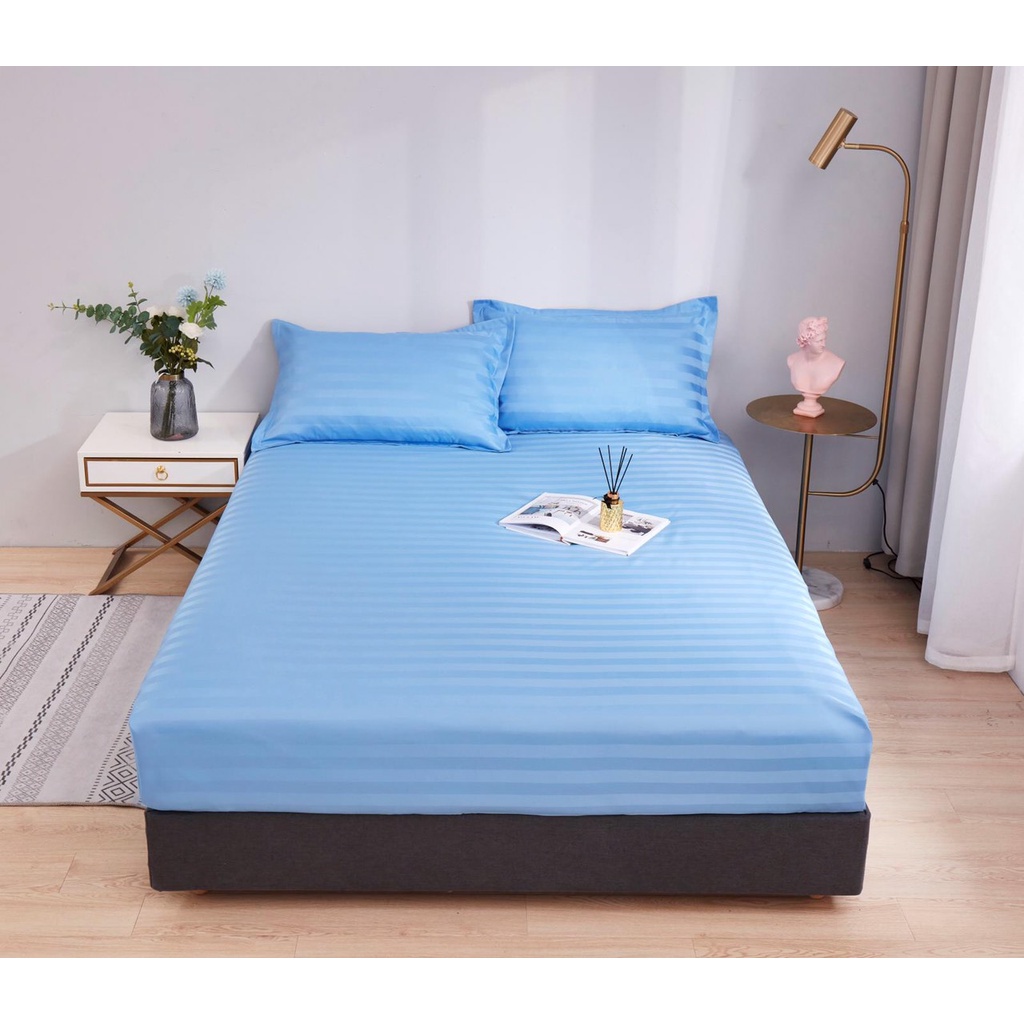 Ga giường và vỏ gối cotton 3F cao cấp, ga gối 3F siêu thoáng mát mềm mịn dành cho khách sạn Homestay cực kỳ sang trọng