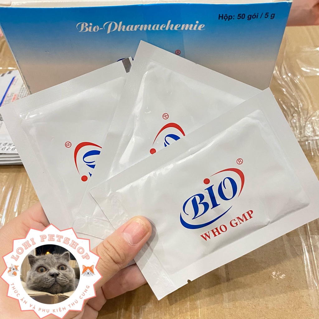 Bột dưỡng lông Bio-Feather care - Kích thích mọc lông, ngừa rụng lông, giúp lông óng mượt - 1 gói 5g