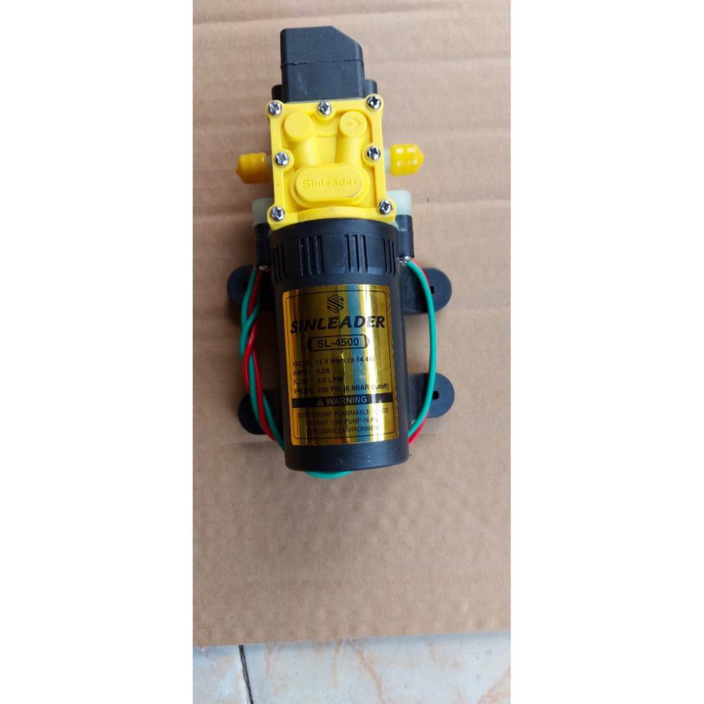 Bơm đơn sinleader 12v..phun thuốc, rửa xe, tưới lan