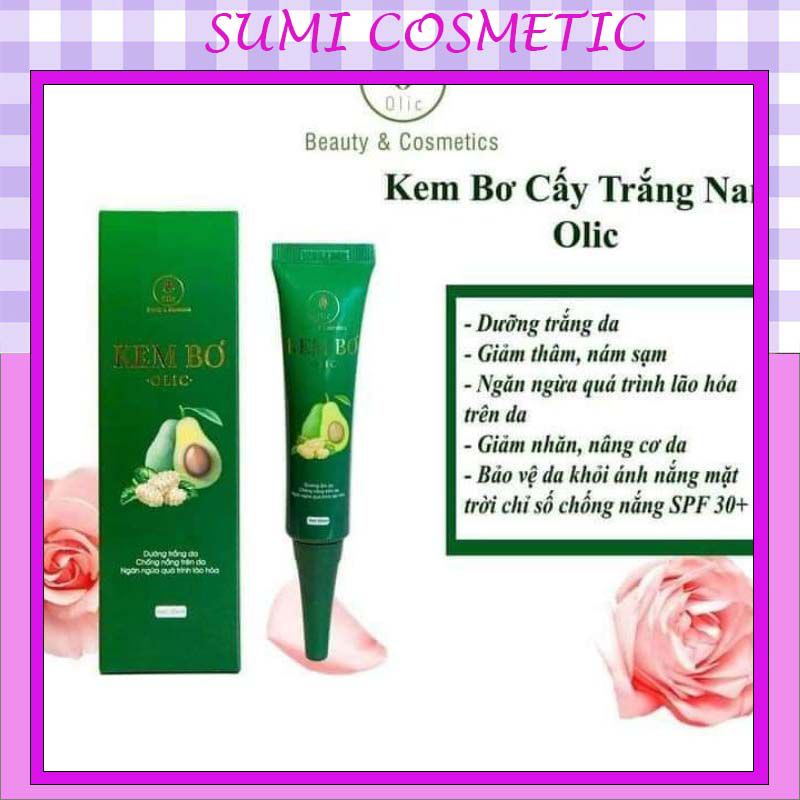Kem Bơ Cấy Trắng NANO OLIC trắng da an toàn hiệu quả CHÍNH HÃNG