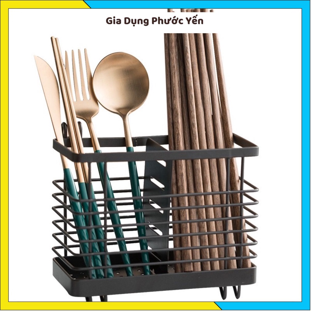 Ống cắm đũa thìa sơn tĩnh điện cao cấp siêu bền (hàng nội địa Trung)
