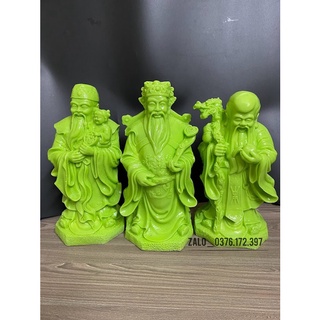Tượng Tam Đa Phước Lộc Thọ đá đúc cao cấp cao 30cm