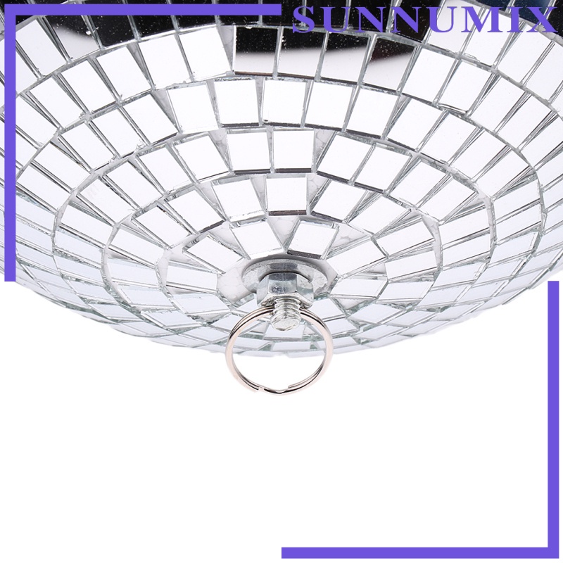 Đèn disco trang trí hình quả cầu tráng gương 15cm