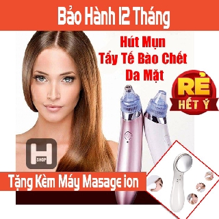 Máy hút mụn thần thánh 5 lực hút mạnh bh: 12 tháng