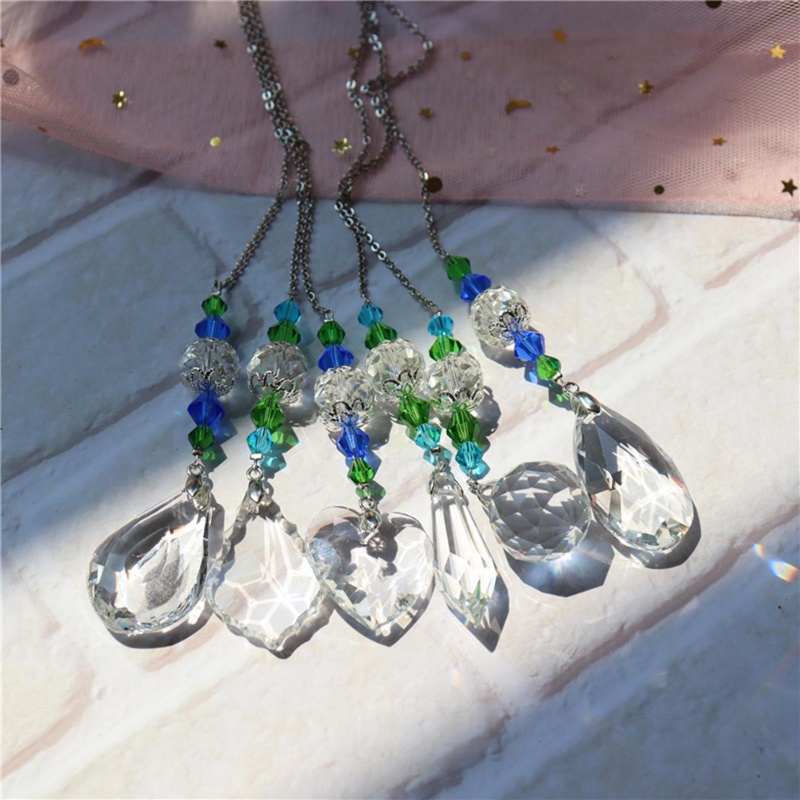 Dây Đèn Pha Lê Treo Trang Trí Phòng Khách / Phòng Ngủ K9 Hình Dreamcatcher