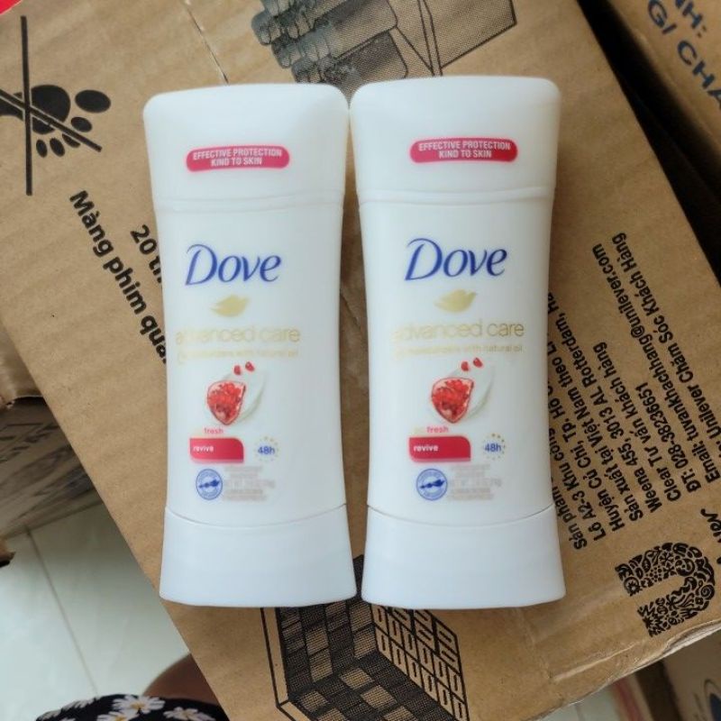 [HƯƠNG LỰU] Sáp Khử Mùi Dove Advance Care Go Fresh 74g Hàng Mỹ