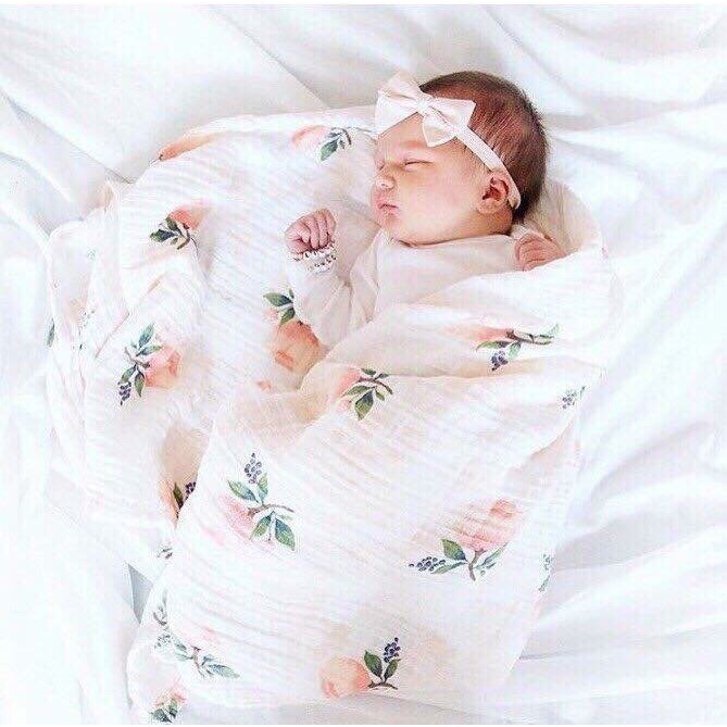 Khăn/chăn aden sợi tre  dùng cho bé tấm