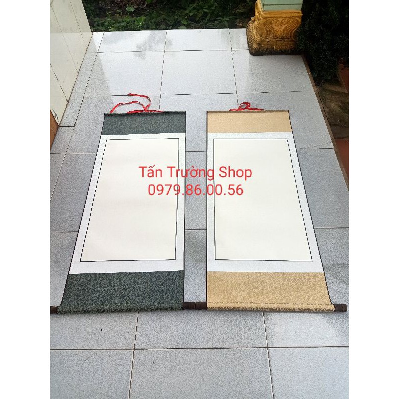 Giấy biểu lụa viết thư pháp kt 50*120