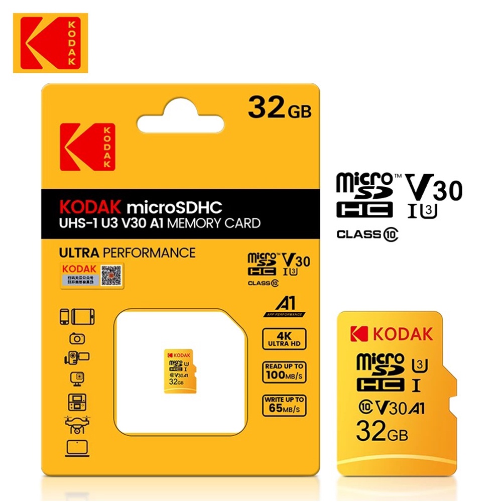 Thẻ nhớ Kodak 32GB chuyên dụng cho camera hành trình