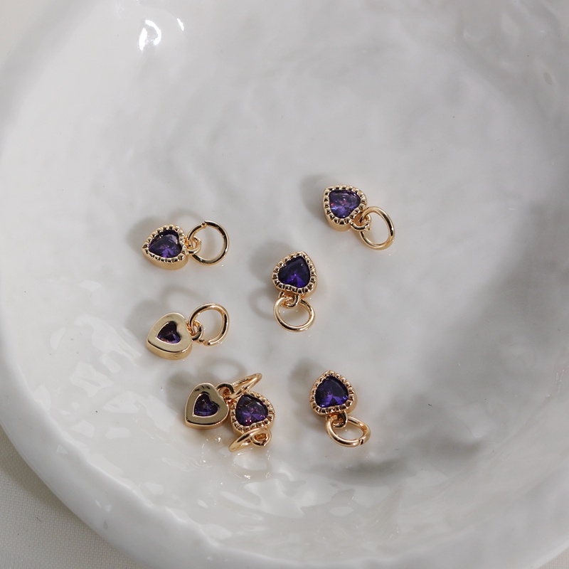 Túi Đồng 14k Đính Đá Zircon 5mm Dùng Làm Đồ Trang Sức diy