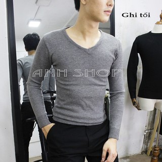 Áo len nam cổ tim cực đẹp