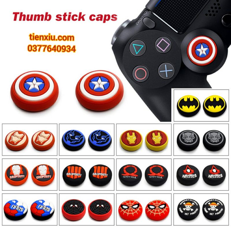 Núm bọc cần ps5 ps4 xboxone và các tay cầm thông dụng Ps5 núm chụp analog tay PS5 Ps4 PS4 set 2 cái 2pcs/lần đặt