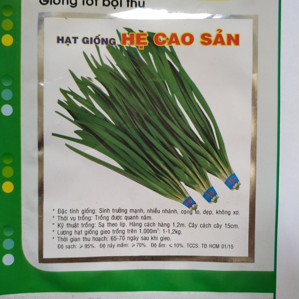 Hạt Giống HẸ CAO SẢN-Allium ramosum  seeds