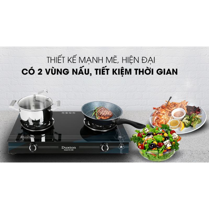 Bếp ga đôi Duxton DG-368  hàng chính hãng 100% trưng bày như mới  mới  99%