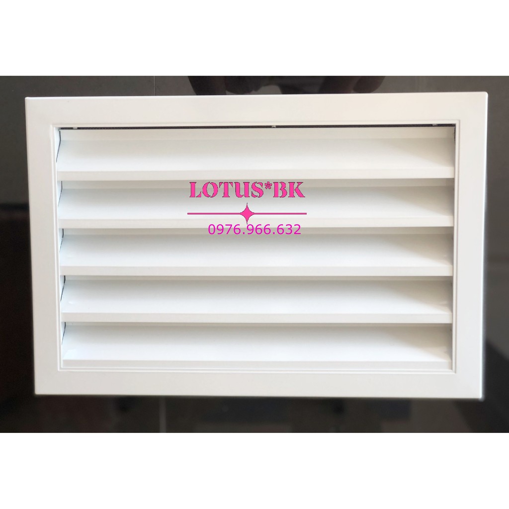 Louver, Chớp thông gió 400x250 🏠CHỐNG HẮT MƯA🏠 siêu đẹp, bảo hành 12 tháng, có lưới inox chống muỗi, côn trùng, chuột