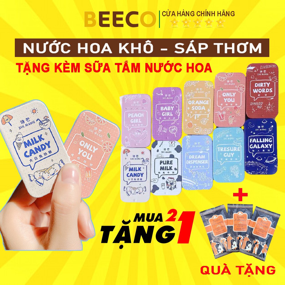 Nước Hoa Khô Dạng Rắn Hương Thơm Lâu Khử Mùi Cho Nam Nữ (Bán Sỉ) Nước Hoa Khô Shimang Daisy Sáp Thơm - Giao Ngẫu Nhiên