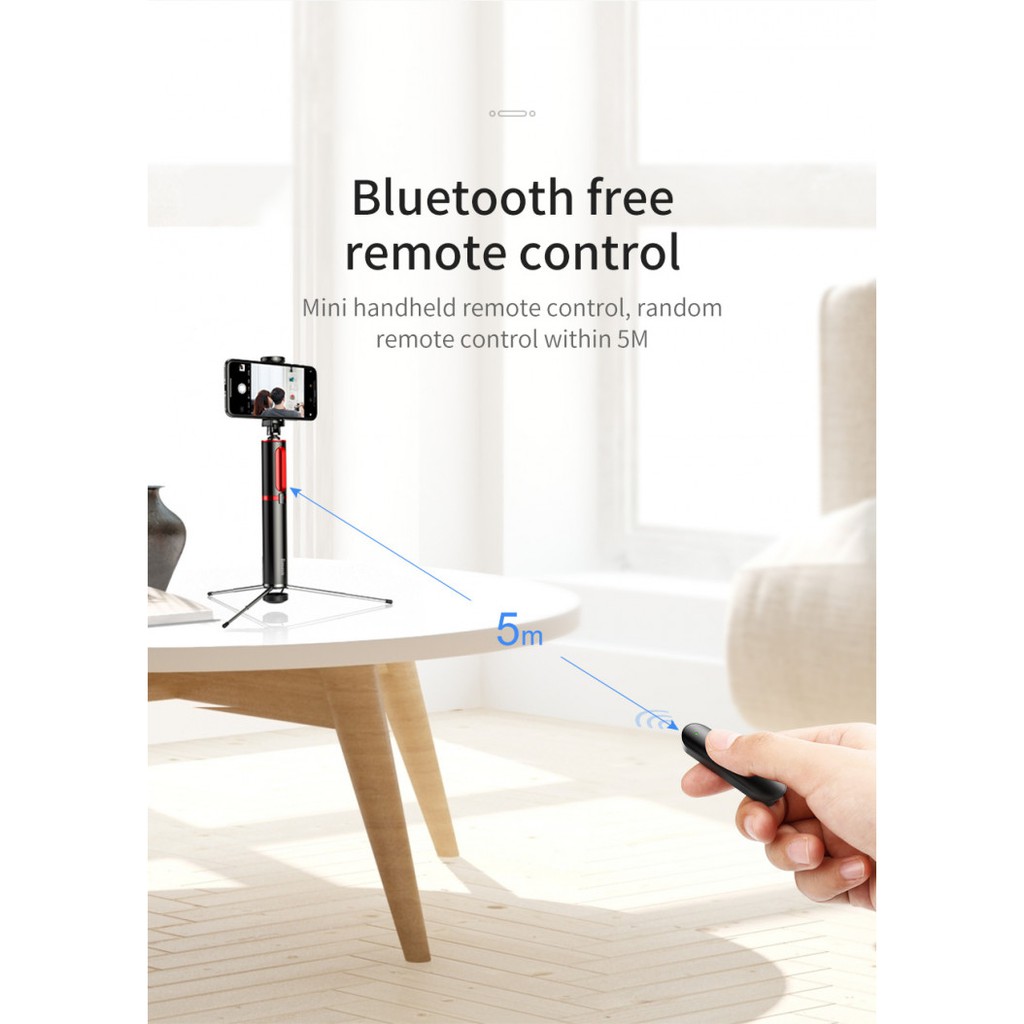 Gậy Chụp Ảnh Selfie Baseus SUDYZP-D19  Bluetooth Đa Năng Cao Cấp Chống Rung - Hàng Chính Hãng | BigBuy360 - bigbuy360.vn