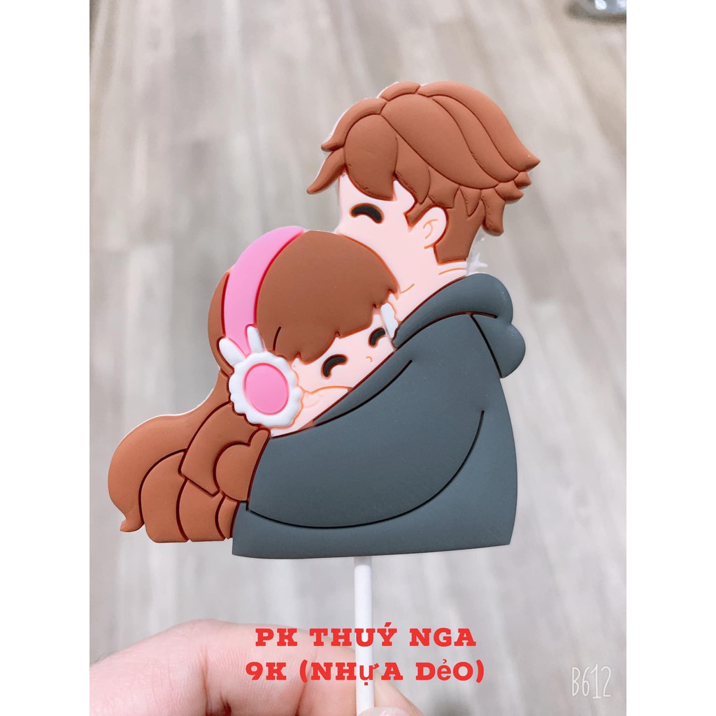 5 cây cắm cặp đôi nhựa dẻo