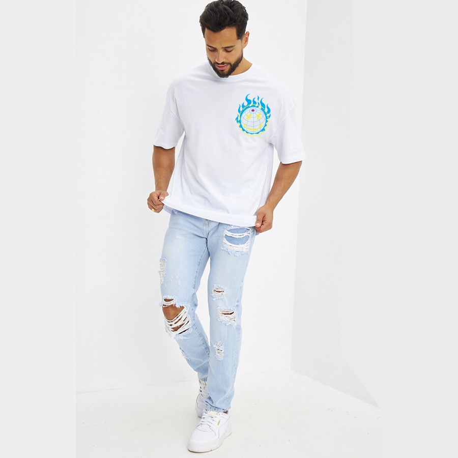 Áo thun Relax in chữ hiệu ứng, áo phông Unisex form rộng vải Cotton cá tính thoáng mát Local Brand Có Big Size