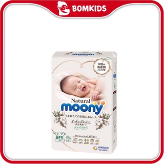 Tã dán moony natural siêu cao cấp nb63/s58/m46/l38