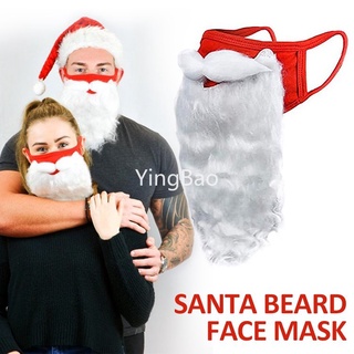 Mặt nạ hóa trang ông già noel đeo râu cho người lớn