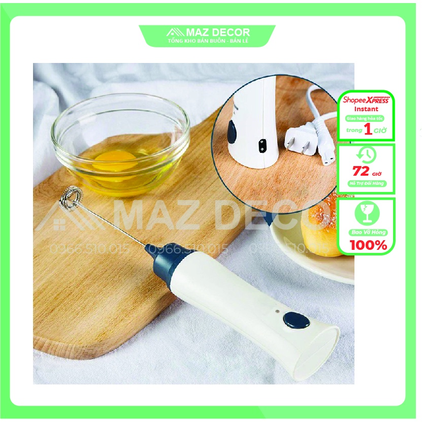 SALE GIÁ SỈ TẠI XƯỞNG Máy tạo bọt sữa cầm tay, tạo bọt cafe, cà phê, đánh trứng foamer  - sạc tích điện đẹp cao cấp