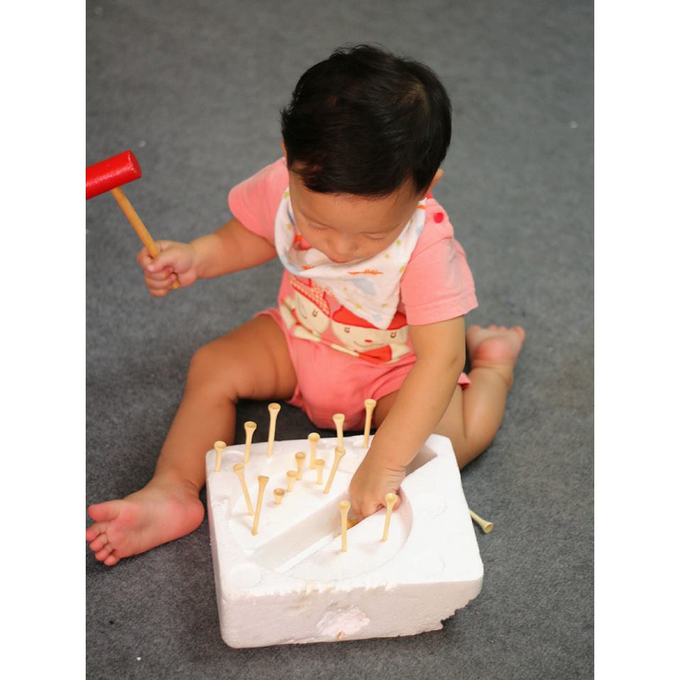 TRÒ CHƠI ĐÓNG ĐINH Cho bé từ 18m-3T