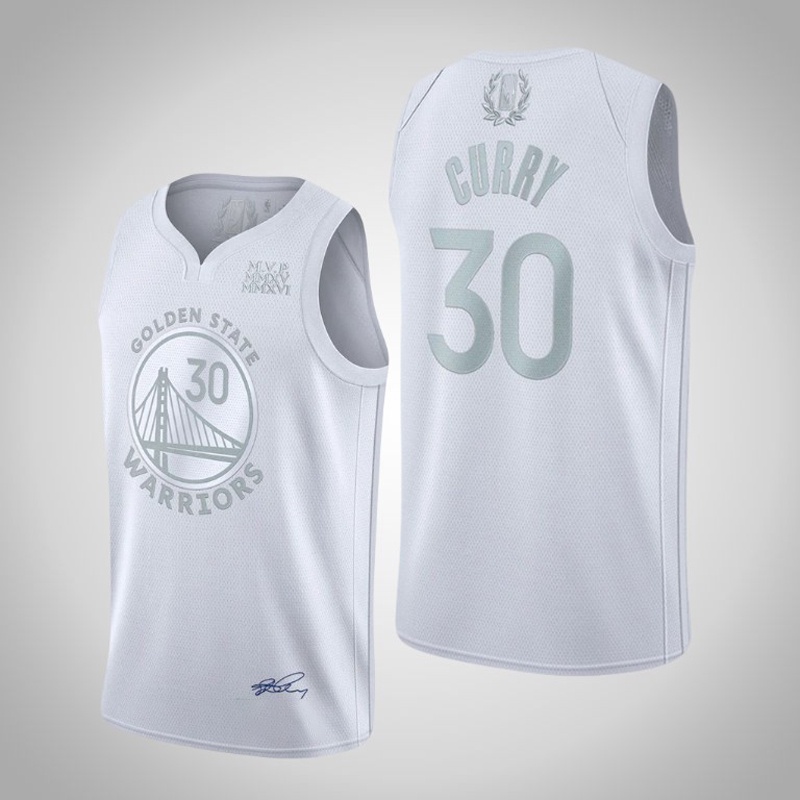 Áo Thun Thêu Logo Warriors No.30 Thời Trang Năng Động