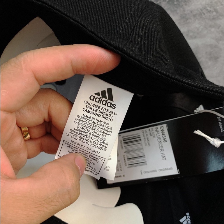 [NGHIỆN TÚI GIÁ GỐC + VIDEO THẬT] Nón Kết / Mũ Adidas Thể thao INFLUENCER HAT IN BLACK- EW4556 | HÀNG XUẤT DƯ XỊN 100%