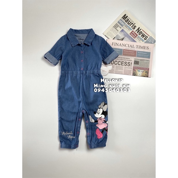 Jumsuit bò lụa Minnie