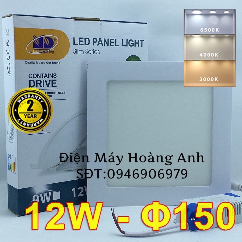 [ BẢO HÀNH 2 NĂM ] Đèn LED âm trần siêu mỏng VUÔNG,ĐỔI MÀU 12W,18W,24W-LỖI 1 ĐỔI 1