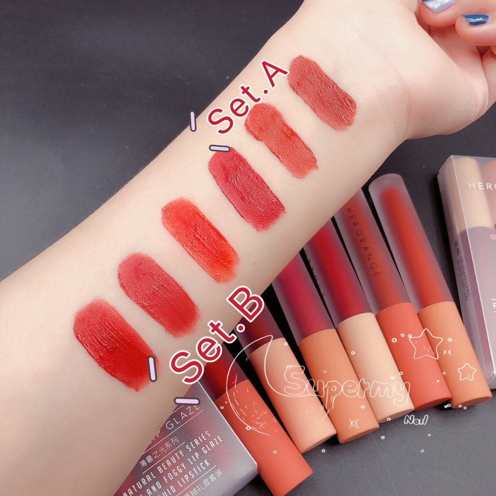 HERORANGE Son Kem Chất Lì Vỏ Nhung Nội Địa Trung Cao Cấp | BigBuy360 - bigbuy360.vn