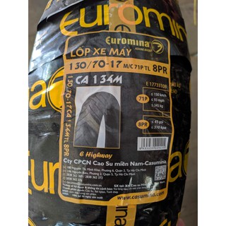 Lốp 130/70-17 EUROMINA dành cho exciter 150, winner