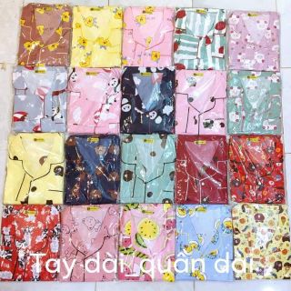 Combo 3Bộ pijama tay dài ib để chọn màu
