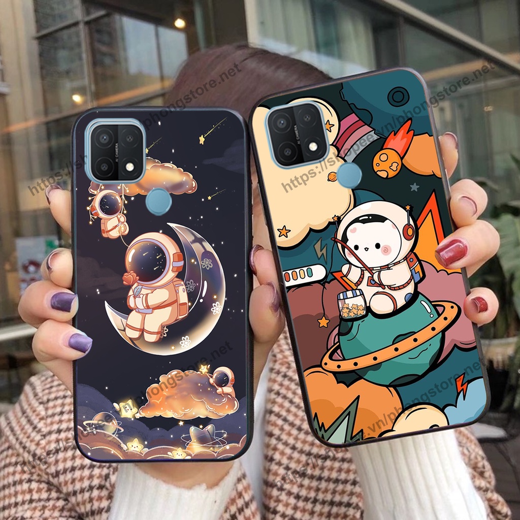Ốp lưng Oppo A15 / A15s vũ trụ phi hành gia cực hot siêu cute-rẻ-bền