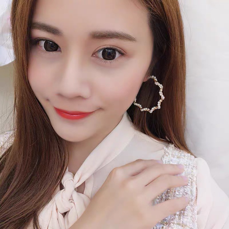 Bông Tai Khuyên Tai Tròn Hàn Quốc Xinh Xắn Cá Tính Mainia Shop
