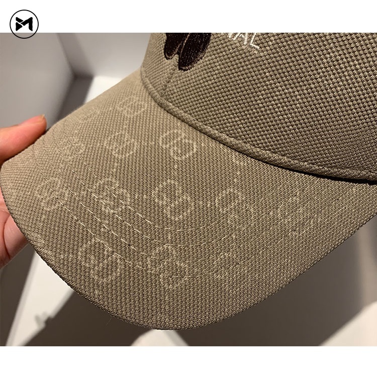 Mũ Lưỡi Trai Thêu Hình Gấu Cá Tính Thời Trang