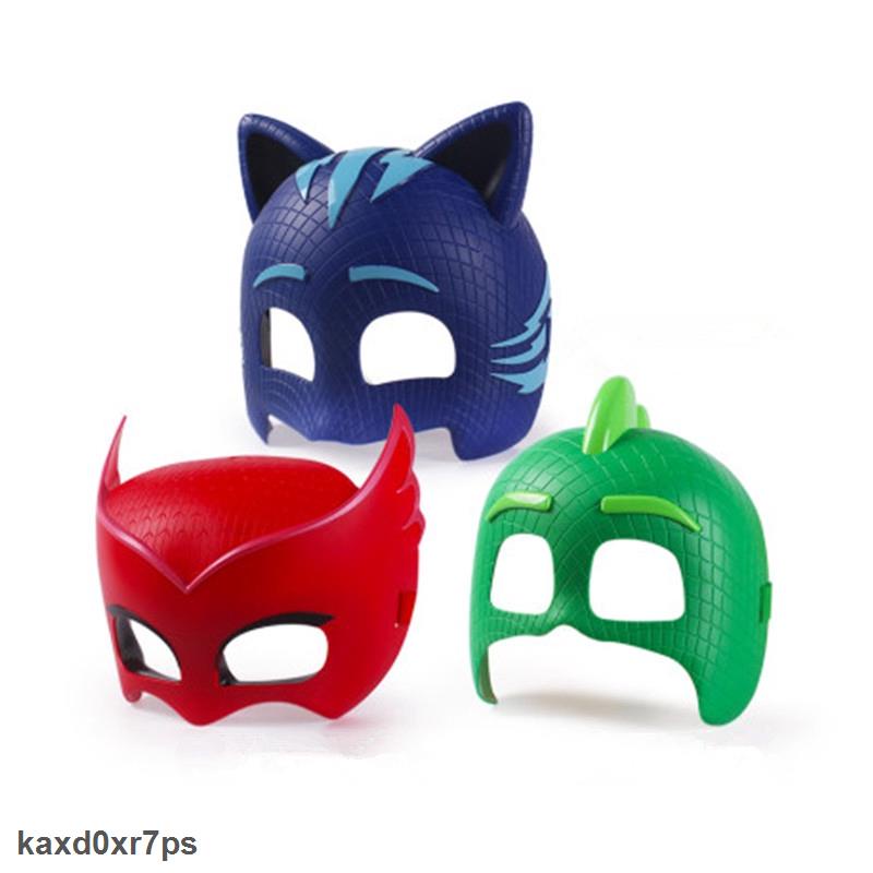 Hình Thật Mặt nạ đồ chơi pj mask hoạt hình catboy gekko đáng yêu cho trẻ em