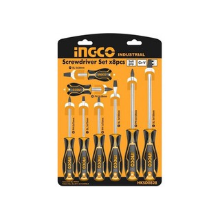 Bộ 8 tua vít ingco hksd0828