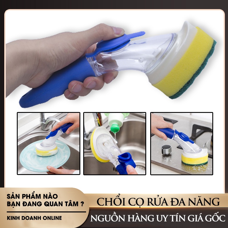 Chổi cọ rửa đa năng cọ chén bát đĩa,xoong nồi - Hàng cao cấp,lỗi 1 đổi 1