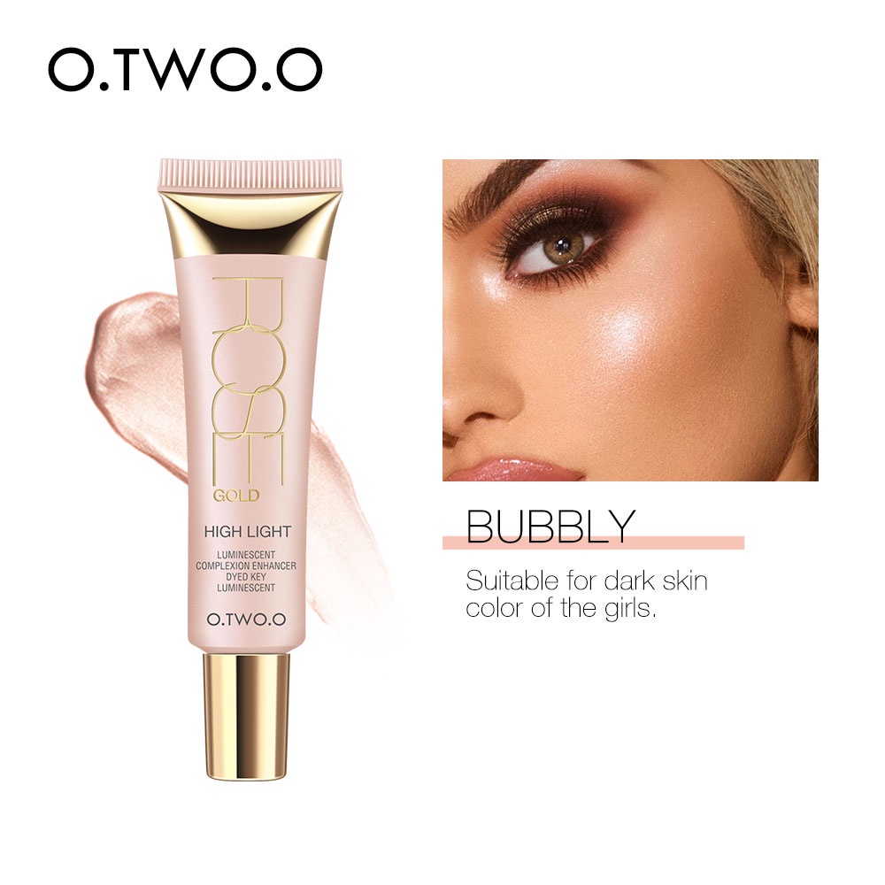 Kem Bắt Sáng O.TWO.O Rose Gold Hightlight Bubbly