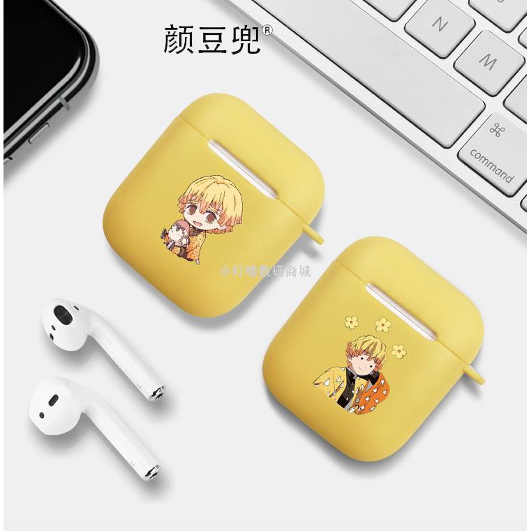 Vỏ Bảo Vệ Hộp Sạc Tai Nghe Airpods Pro Apple Bluetooth Không Dây In Họa Tiết Hoạt Hình Demon Slayer Ốp | BigBuy360 - bigbuy360.vn