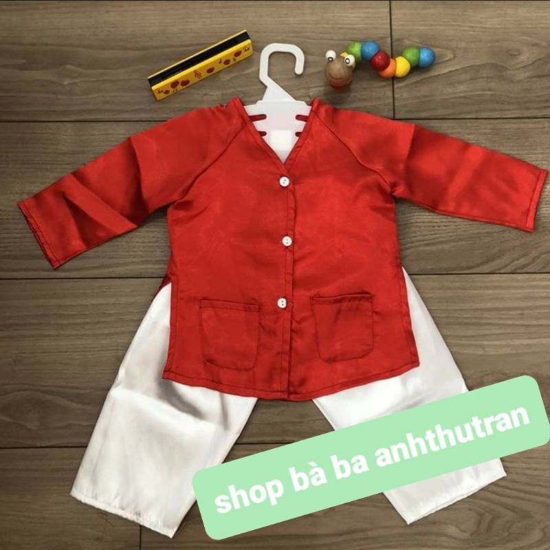 Bộ Bà Ba Cho Bé Gái Chất Liệu Thoáng Mát, Đủ 4 Màu Size Từ 6 - 35KG