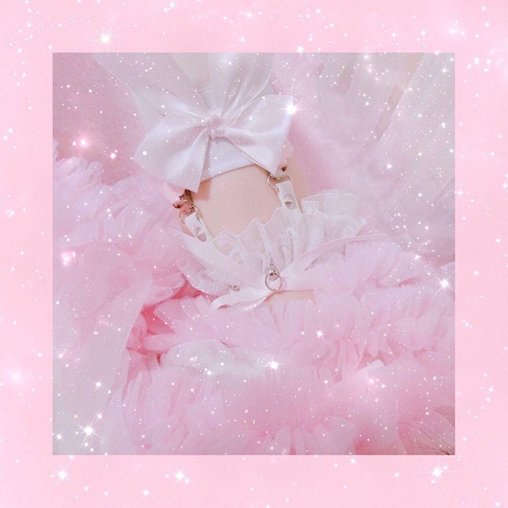 OSIER1 Vòng Ren Nịt Bít Tất Đính Nơ Gợi Cảm Phong Cách Lolita