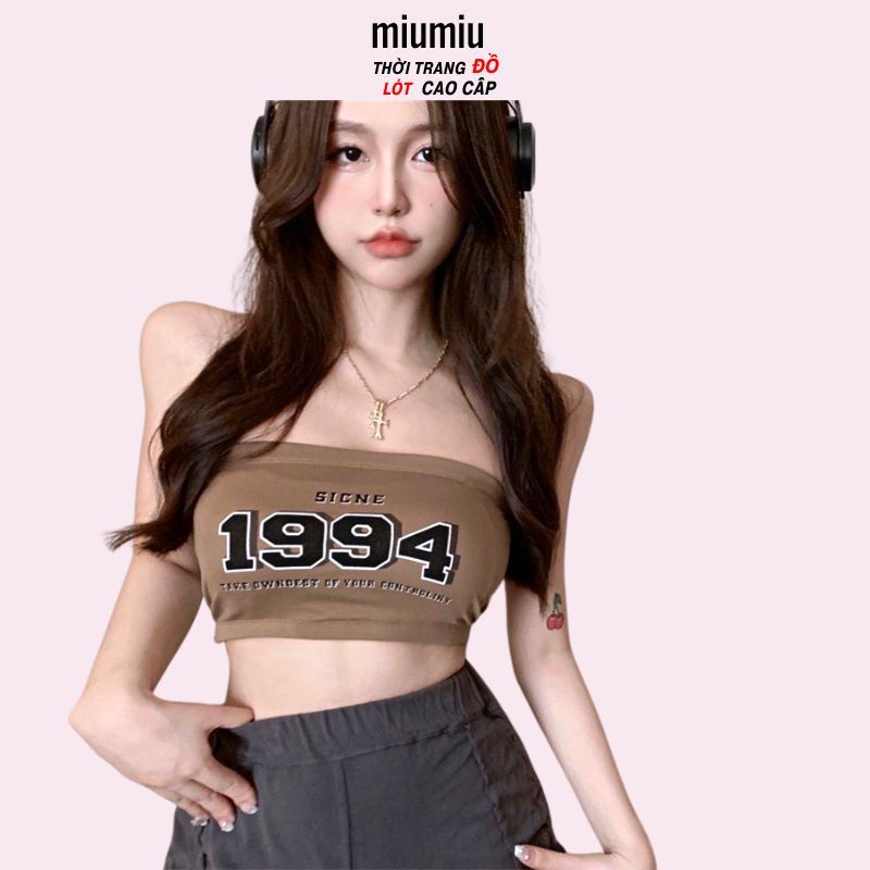 Áo ống cúp ngực bra không dây có mút đệm ngực chất thun mềm mát MM1994 | BigBuy360 - bigbuy360.vn