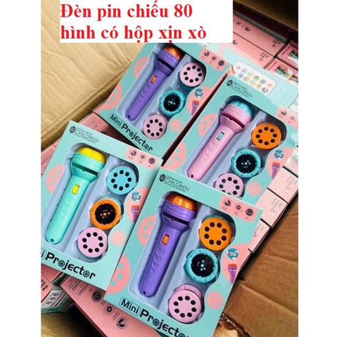 Đèn pin 80 hình -Đèn pin chiếu hình ngộ nghĩnh -  ĐÈN PIN CHIẾU HÌNH CHO BÉ LOẠI 1